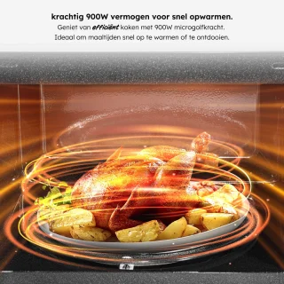 Saaf Combi-magnetron 25L Vrijstaand Zwart
