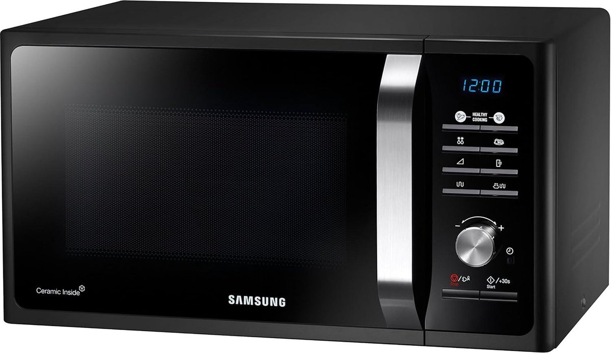 Wat vinden we goed aan de Samsung MG23F302TAK Magnetron 23L Black-Silver