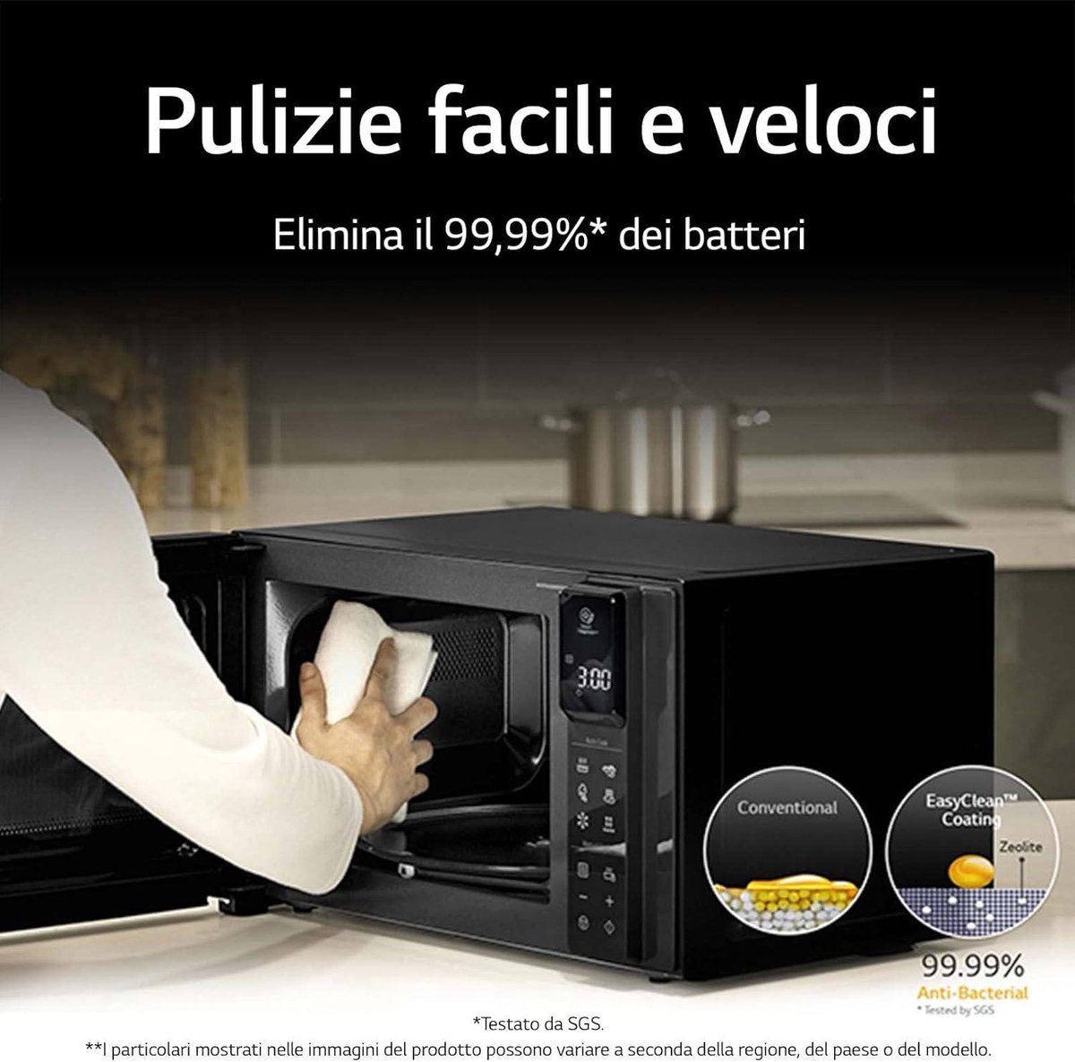 Samsung MH6336GIB NeoChef Forno Microonde 23L Nero