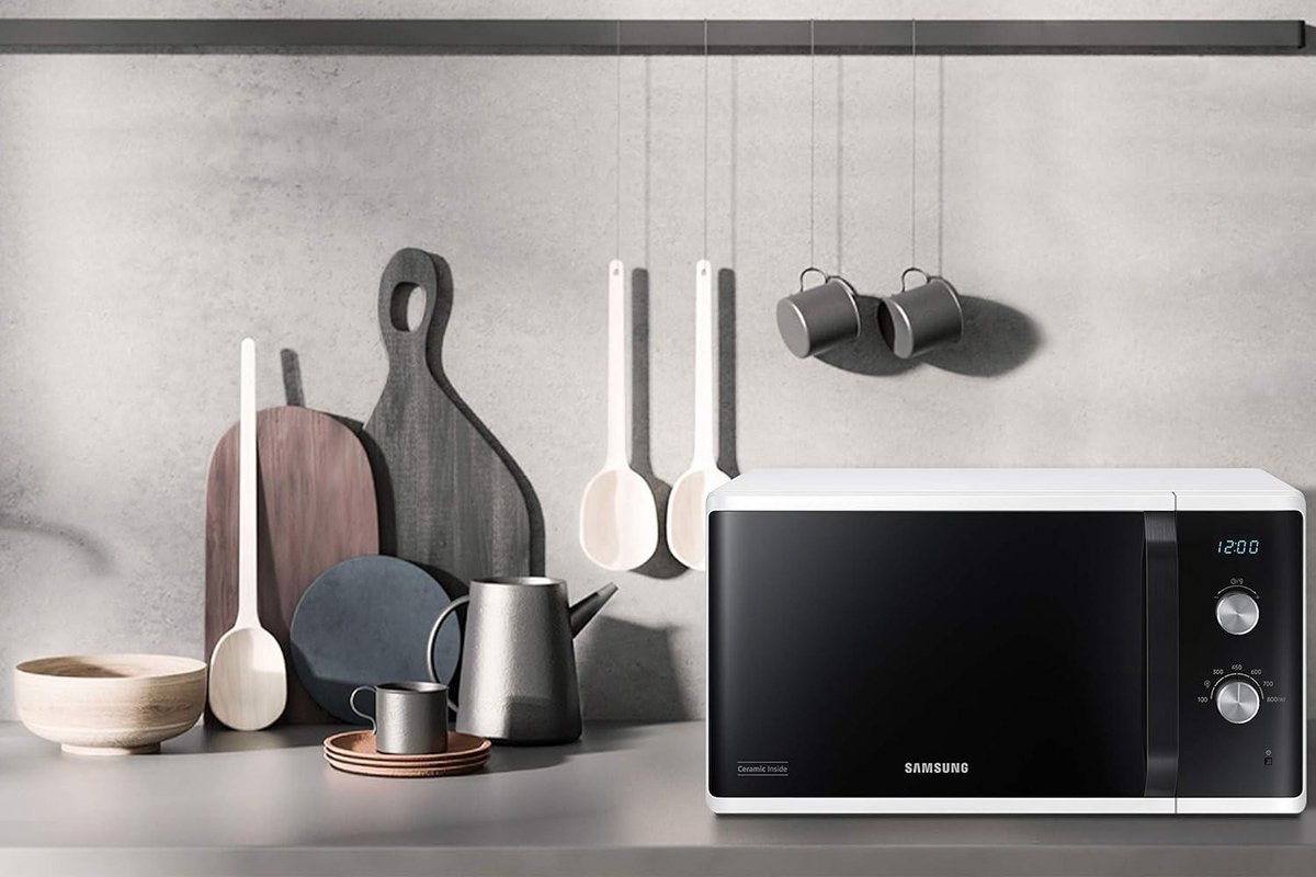 Wat vinden we goed aan de Samsung MS23K3614AW Magnetron 23L Wit
