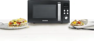 Severin MW 7752 Magnetron Combi 25L Zwart/Zilver