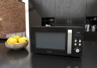 Severin MW 7752 Magnetron Combi 25L Zwart/Zilver