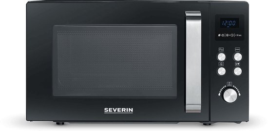 Severin MW 7752 Magnetron Combi 25L Zwart/Zilver