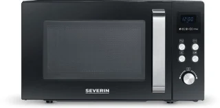 Severin MW 7752 Magnetron Combi 25L Zwart/Zilver