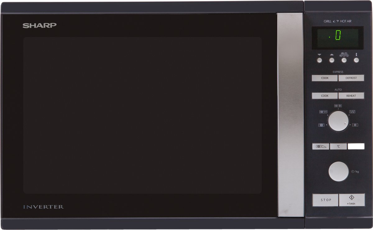 De Sharp R-941BKW combi-magnetron in één oogopslag