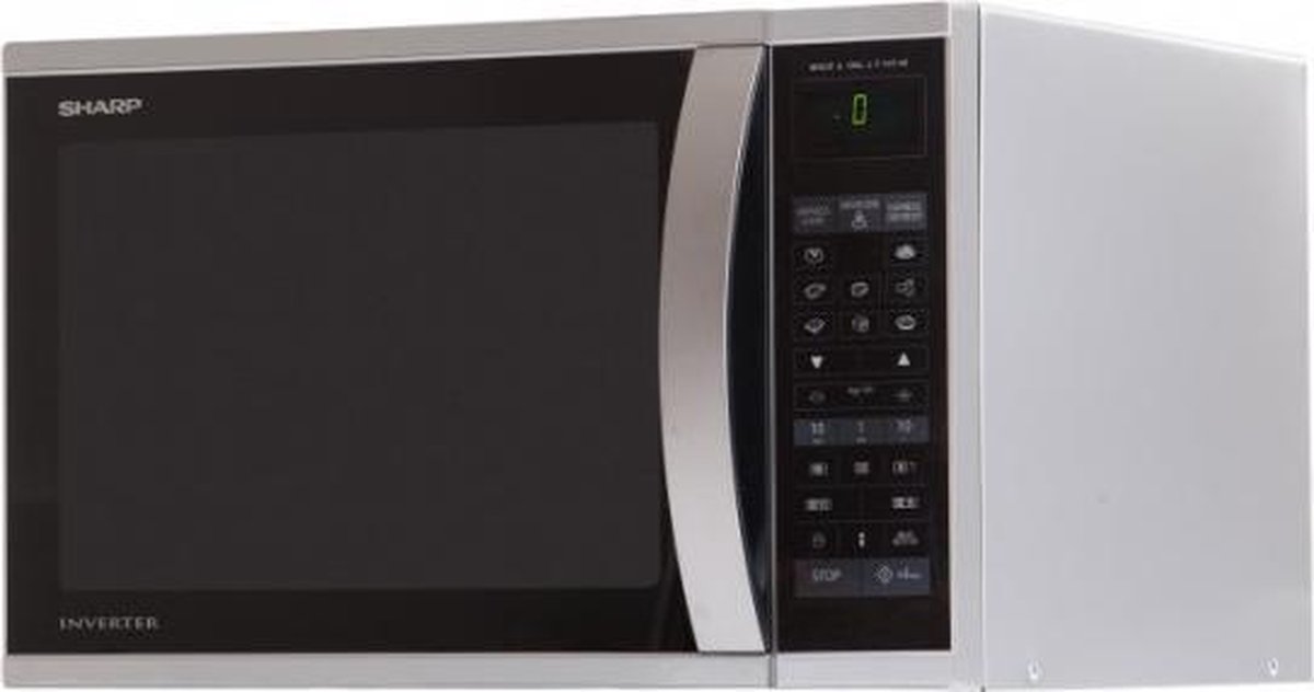 Sharp R-971INW Combi-magnetron Zilver