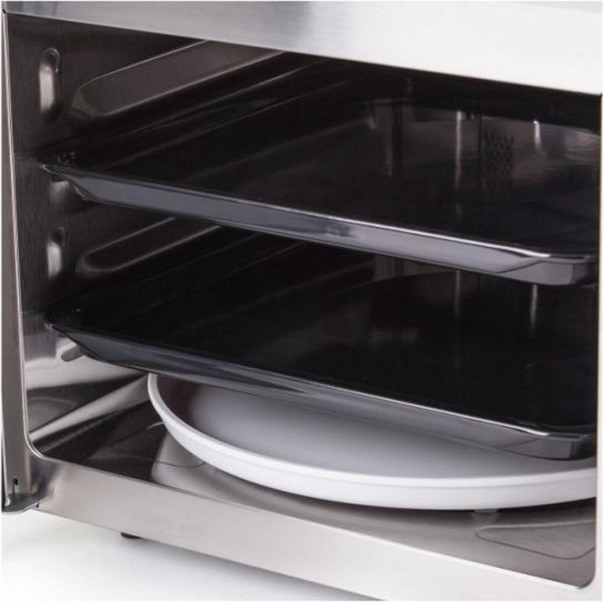 Sharp R-971INW Combi-magnetron Zilver