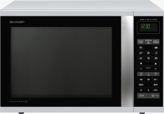 Sharp R-971INW Combi-magnetron Zilver
