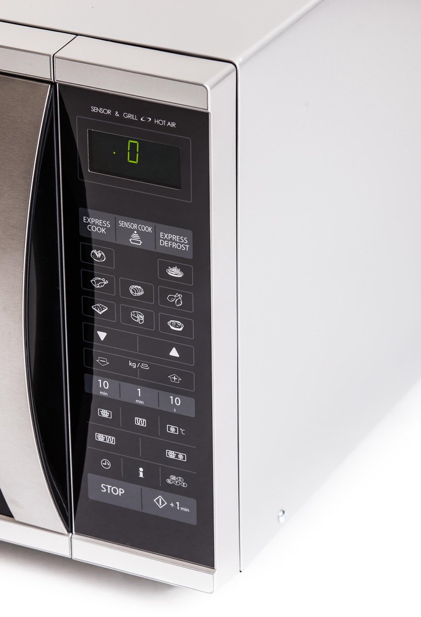 Sharp R-971INW Combi-magnetron Zilver