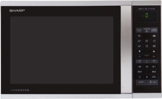Sharp R-971INW Combi-magnetron Zilver