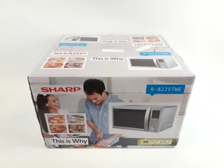 Sharp R822STWE Combi-magnetron RVS