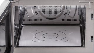 Sharp R860S Combi-magnetron Zilver