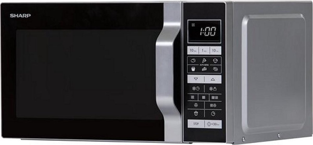 Sharp R860S Combi-magnetron Zilver