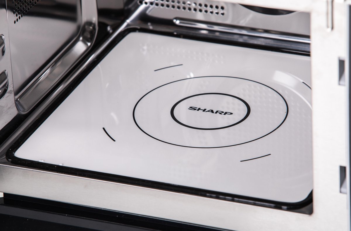 Sharp R860S Combi-magnetron Zilver