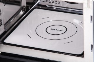 Sharp R860S Combi-magnetron Zilver