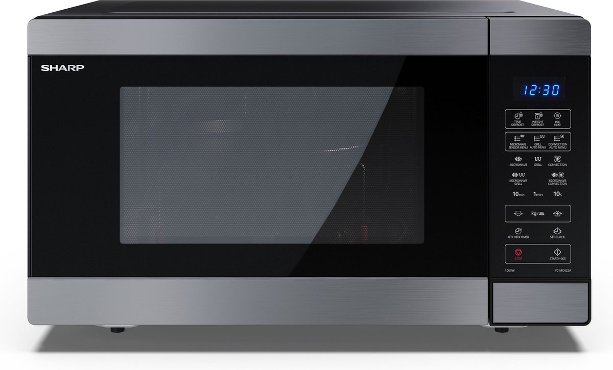 Sharp YC-MC422AE-SB combimagnetron 42L zwart