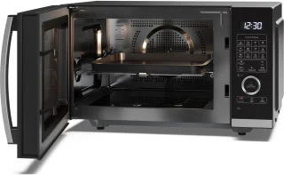 Sharp YC-QC254AE-B Flatbed Combi Magnetron 25L Zwart