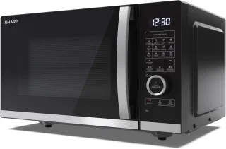 Sharp YC-QC254AE-B Flatbed Combi Magnetron 25L Zwart