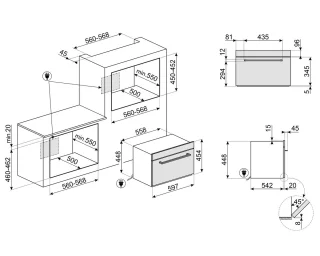 SMEG SF4400MCX1 Combi-magnetron