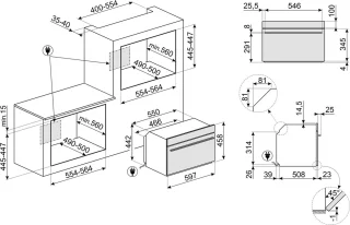 Smeg SO4101M1B3 Combi-magnetron 40L
