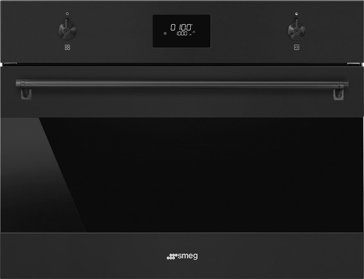 SMEG SO4301M0N Inbouw Grill-magnetron 40L Zwart