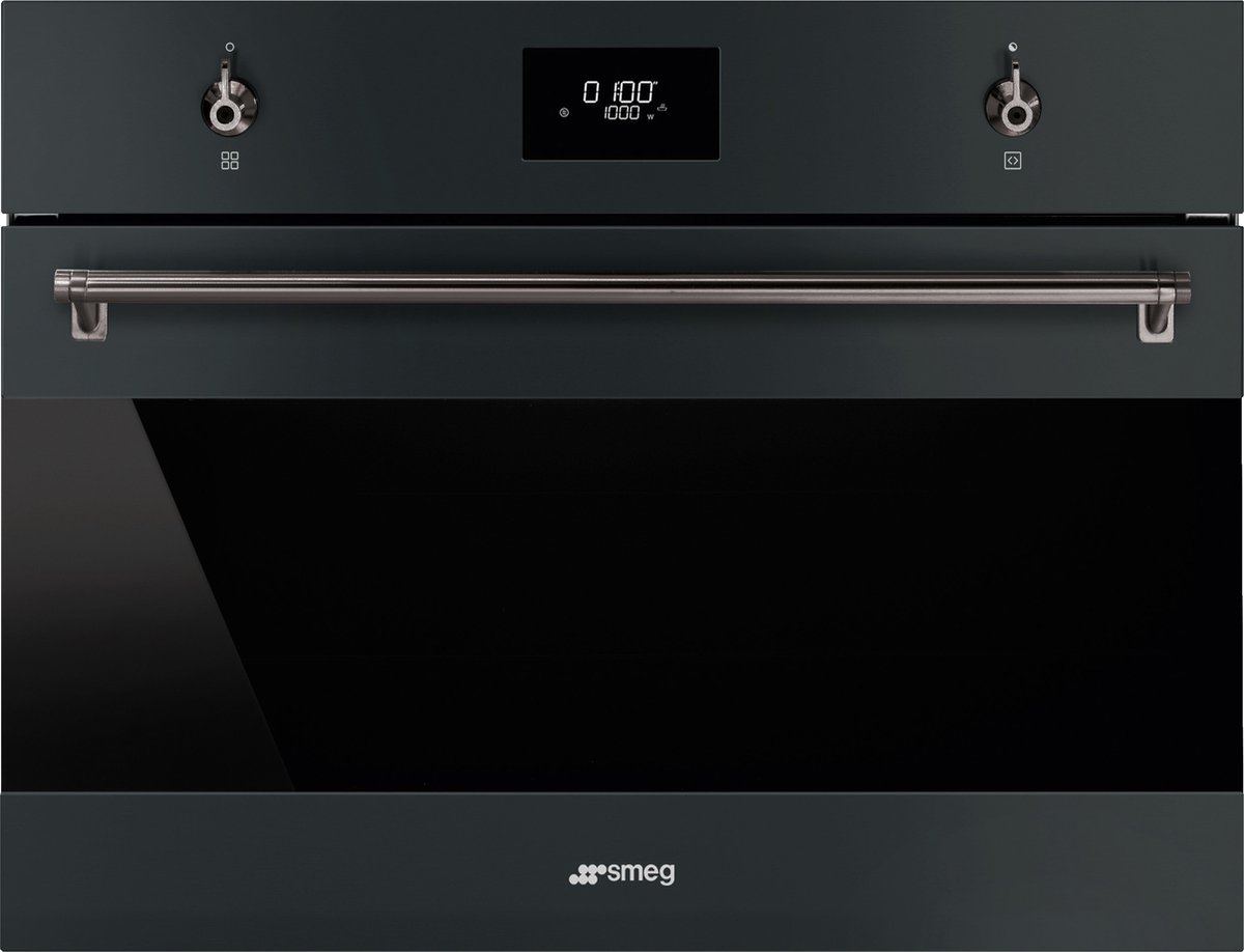 SMEG SO4301M0N Inbouw Grill-magnetron 40L Zwart