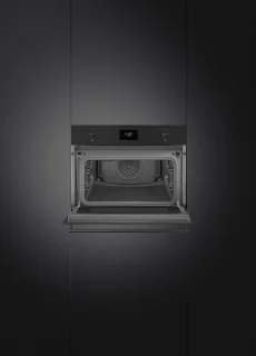 SMEG SO4301M1N Combi-oven 45 cm Mat Zwart