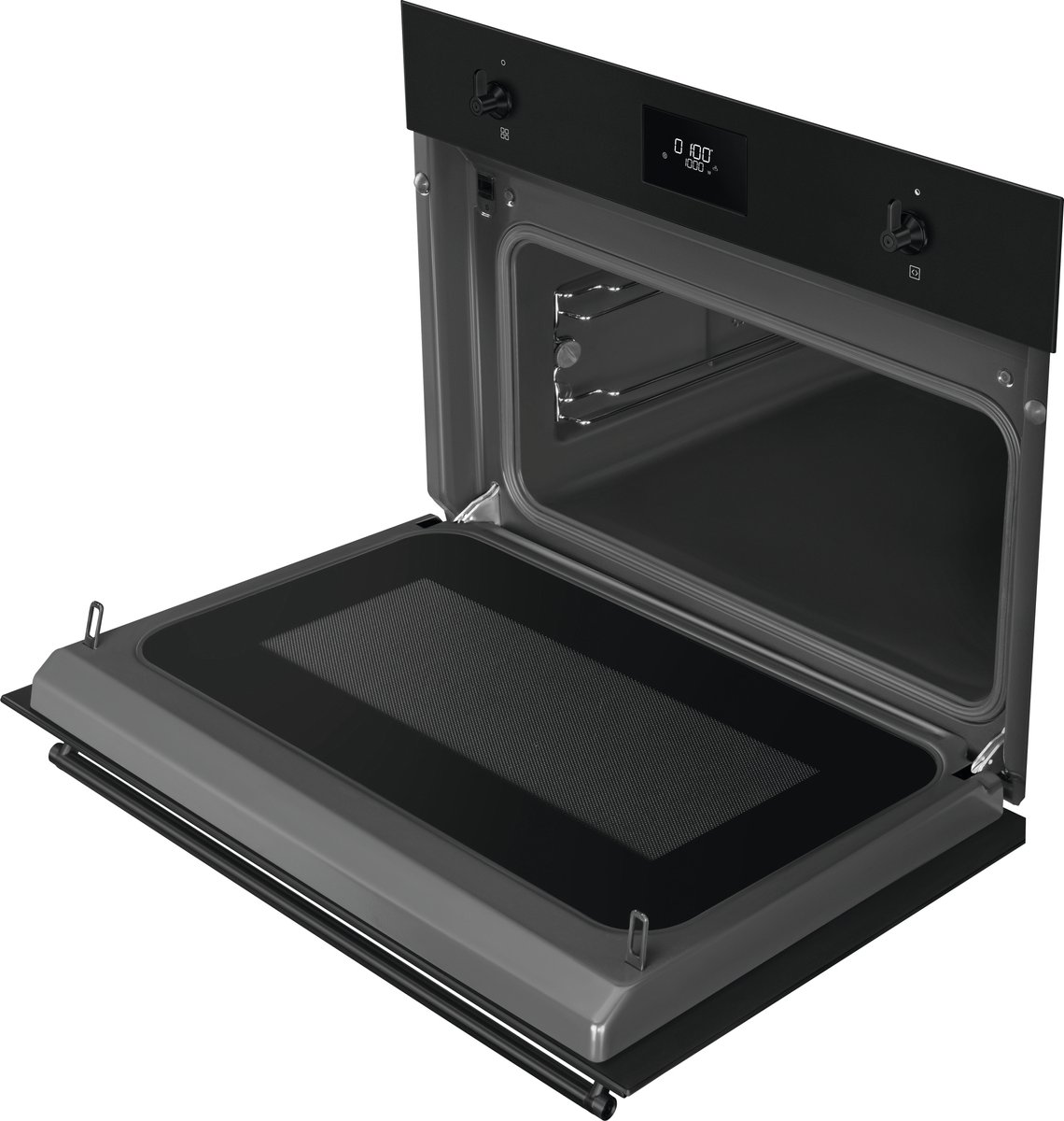 SMEG SO4301M1N Combi-oven 45 cm Mat Zwart
