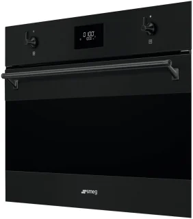 SMEG SO4301M1N Combi-oven 45 cm Mat Zwart