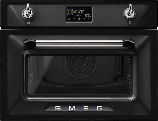 SMEG SO4902M1N Inbouw Combi-magnetron 45 cm Zwart