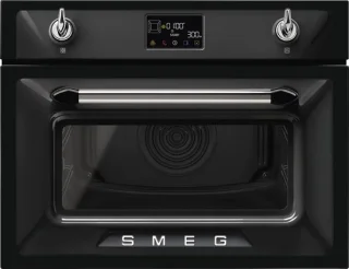 SMEG SO4902M1N Inbouw Combi-magnetron 45 cm Zwart