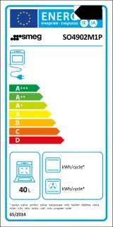 SMEG SO4902M1P Inbouw Oven 45 cm Crème