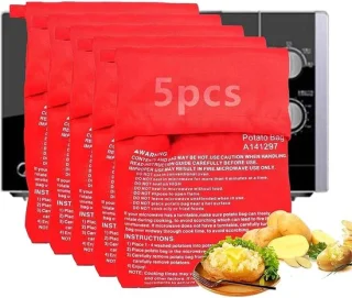 SnelShoppen 5 stuks aardappel magnetron kooktas