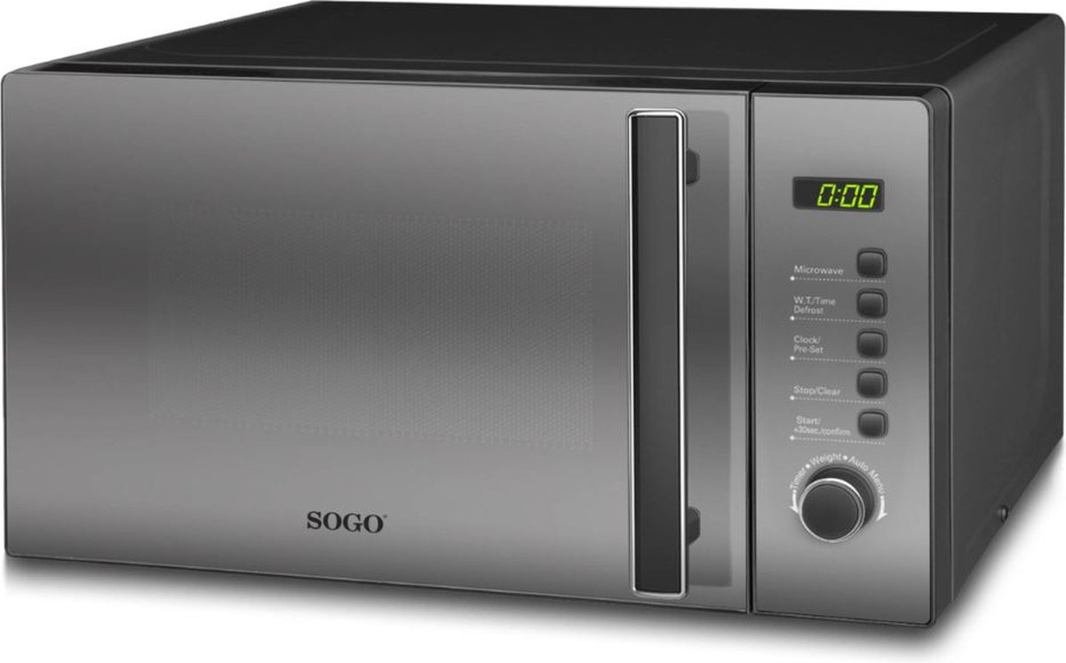De SOGO Combi Magnetron 20L Grill RVS 700W in één oogopslag