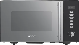 SOGO Combi Magnetron met Heteluchtoven en Grill 25L Zwart