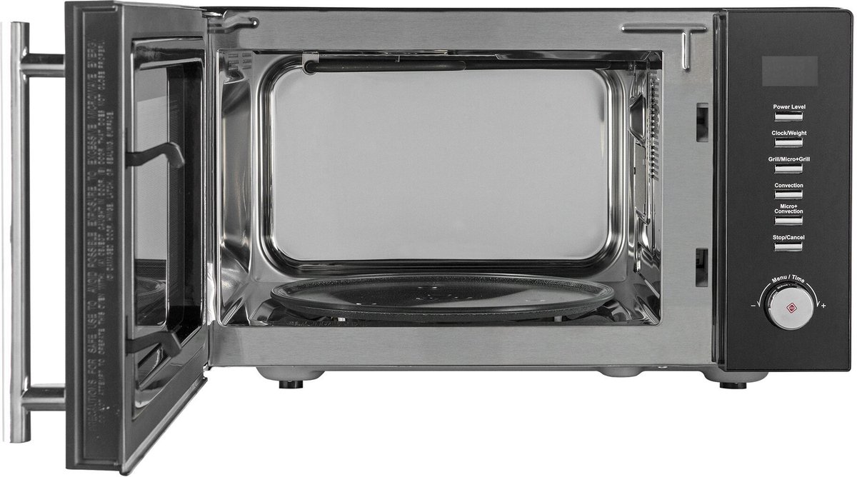 SOGO Combi Magnetron met Heteluchtoven en Grill 25L Zwart