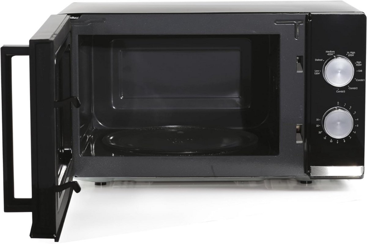 Solene Combi Magnetron RVS Zwart Vrijstaand