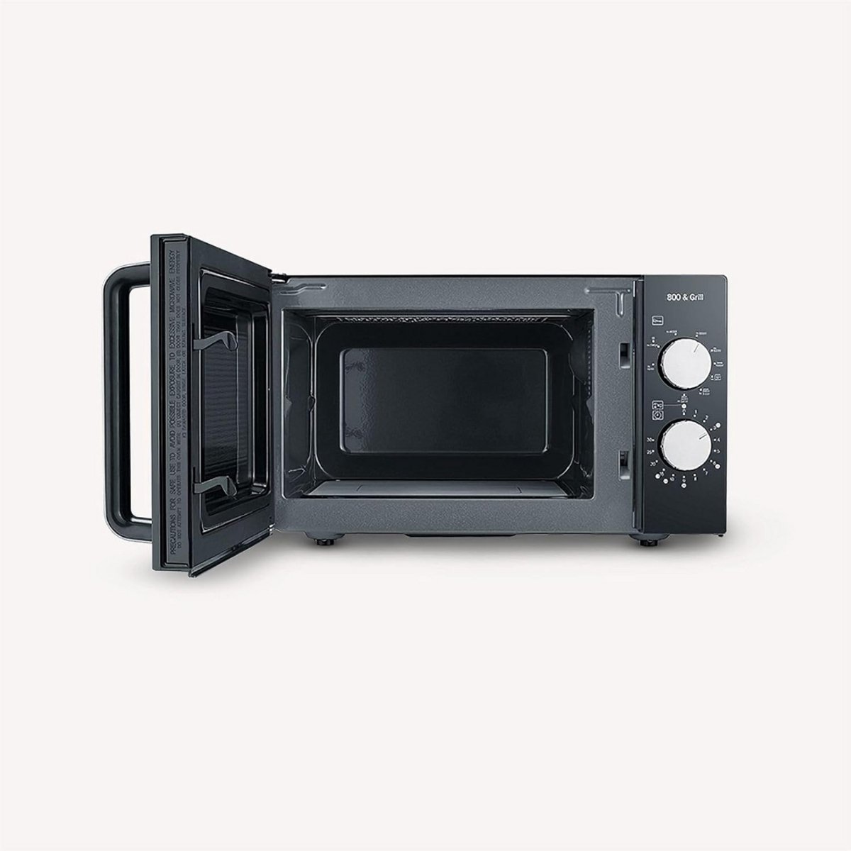 Solene Combi Magnetron RVS Zwart Vrijstaand