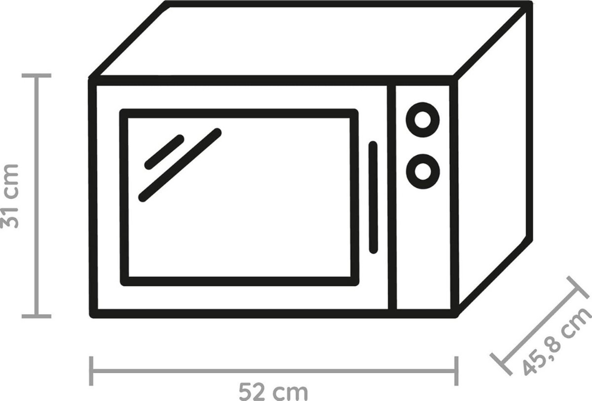 Solene Combi Magnetron RVS Zwart Zilver Vrijstaand