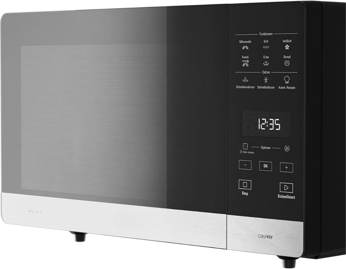 Solene Combi Magnetron RVS Zwart Zilver Vrijstaand