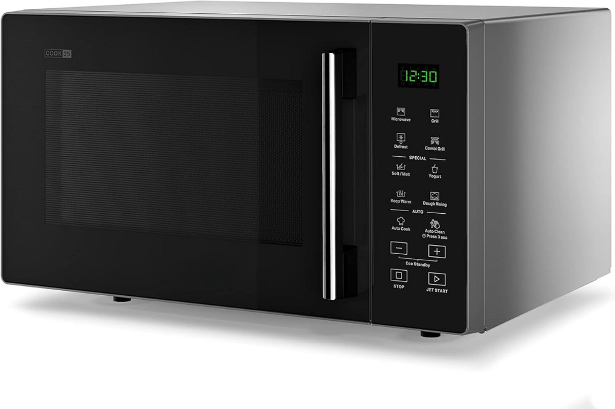 Solene Combi Magnetron RVS Zwart Zilver Vrijstaand