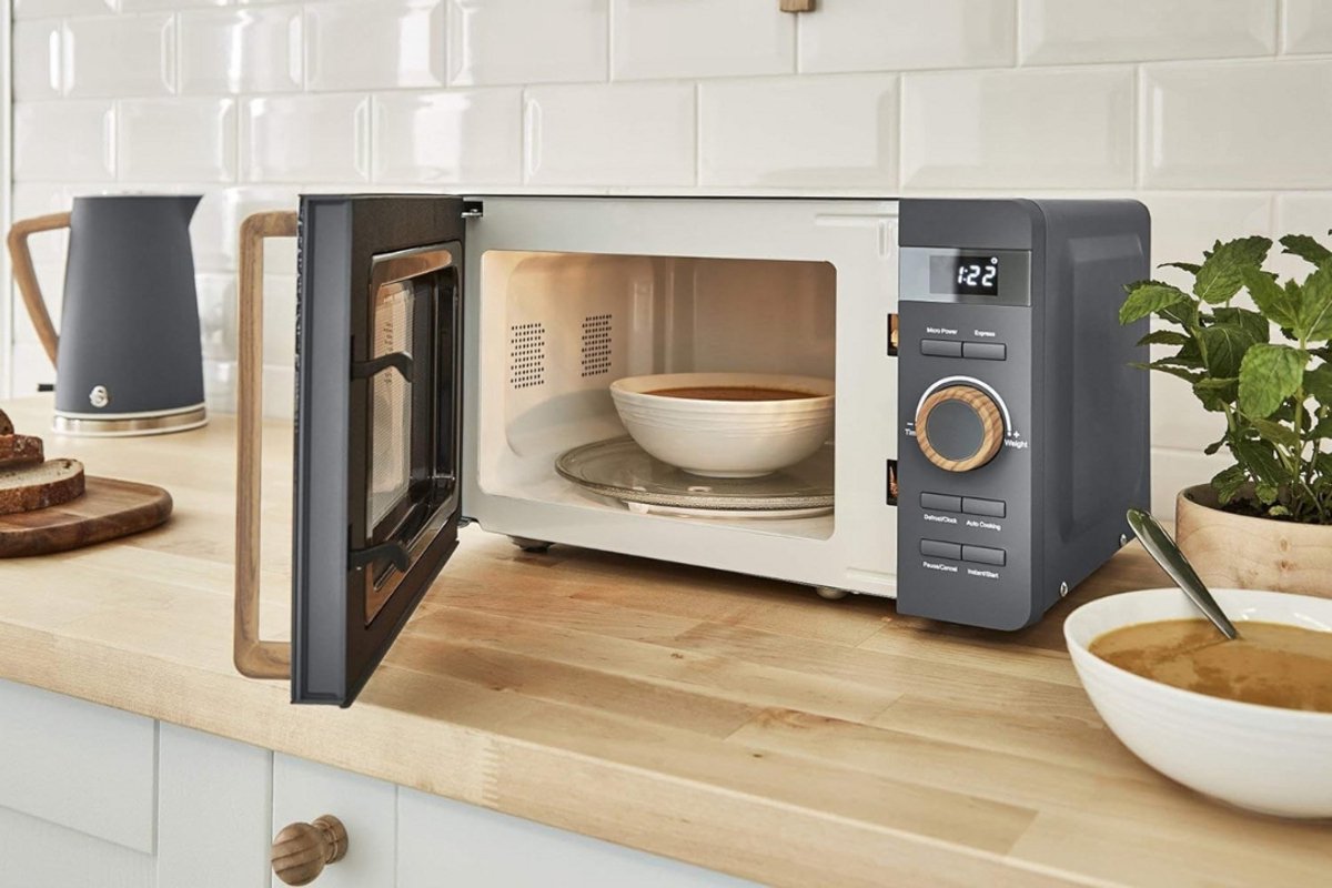 Solene Combi Magnetron RVS Zwart Zilver Vrijstaand