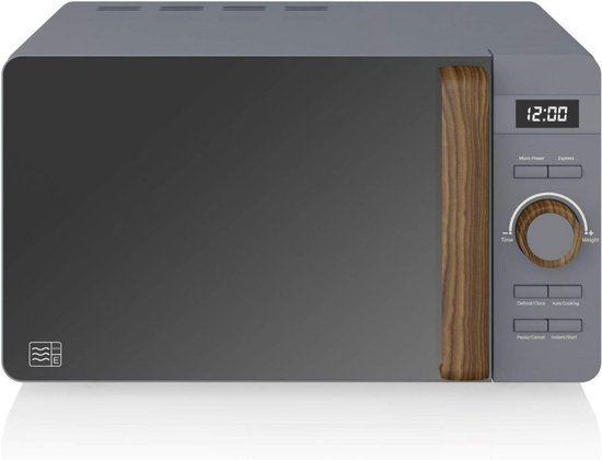 Solene Combi Magnetron RVS Zwart Zilver Vrijstaand