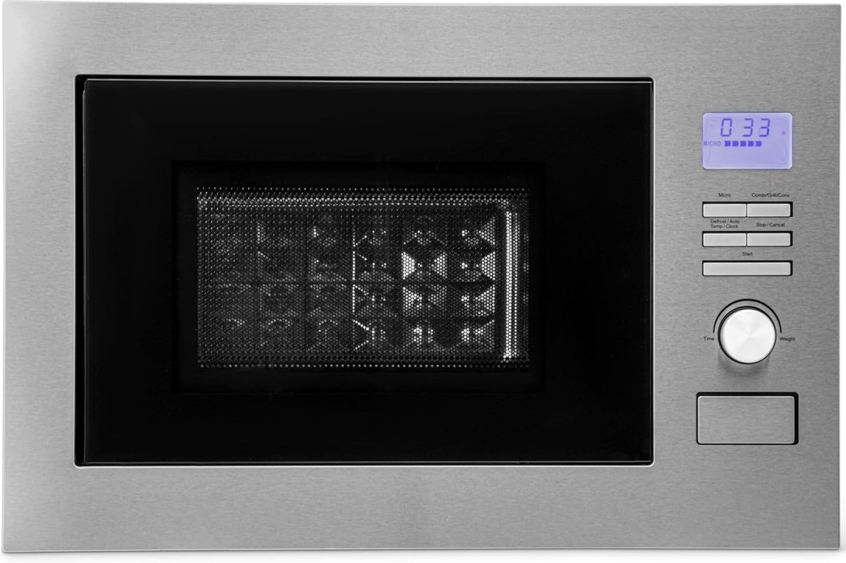 Solene Combi Magnetron RVS/Zwart/Zilver Vrijstaand