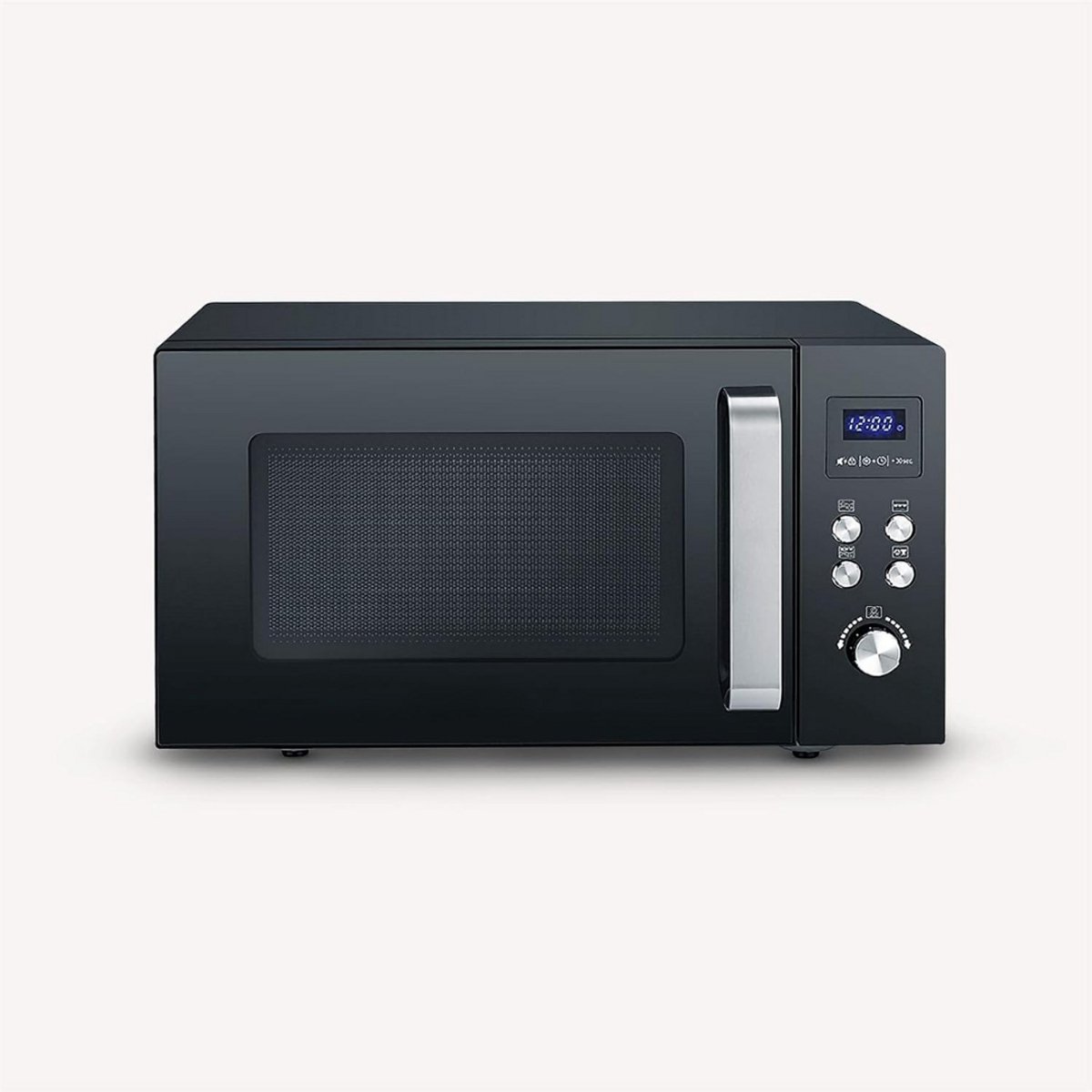 Solene Combi Magnetron Vrijstaand RVS Zwart Zilver
