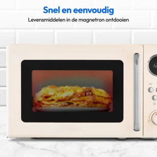 Solene Combi Magnetron Vrijstaand RVS Zwart Zilver