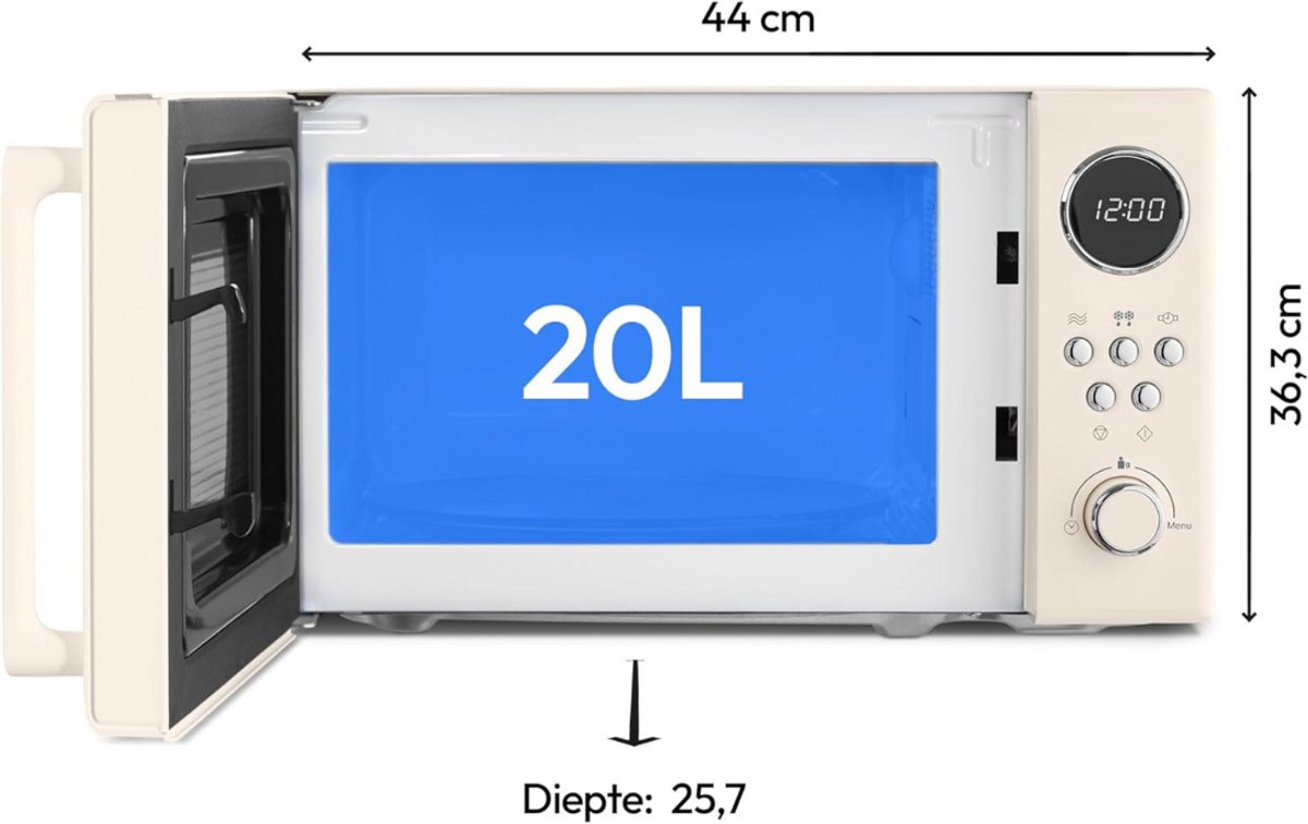 Solene Combi Magnetron Vrijstaand RVS Zwart Zilver
