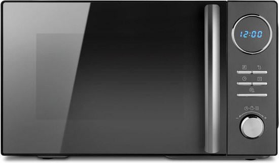 Solene Combi Magnetron Vrijstaand RVS Zwart Zilver