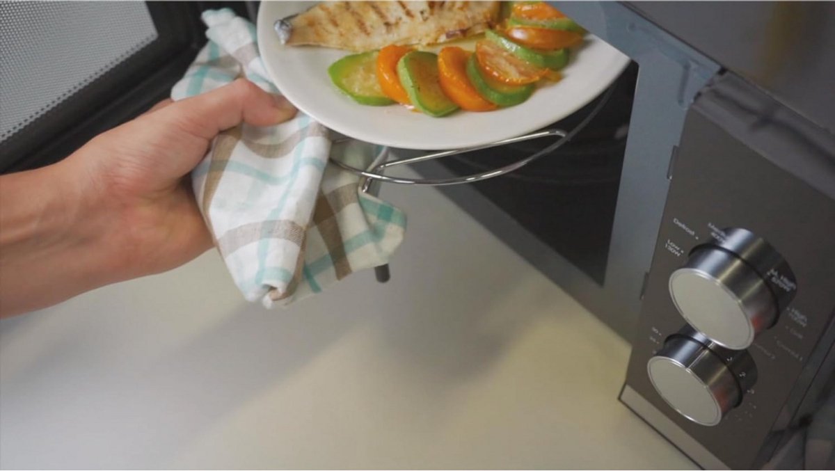 Solene Combi Magnetron Vrijstaand RVS/Zwart