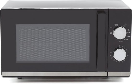 Solene Combi Magnetron Vrijstaand RVS/Zwart